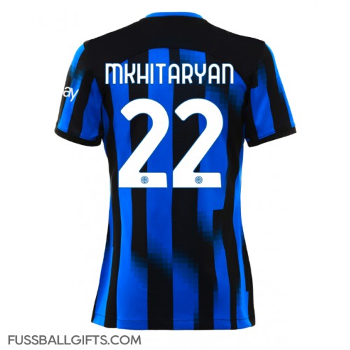 Inter Milan Henrikh Mkhitaryan #22 Fußballbekleidung Heimtrikot Damen 2023-24 Kurzarm